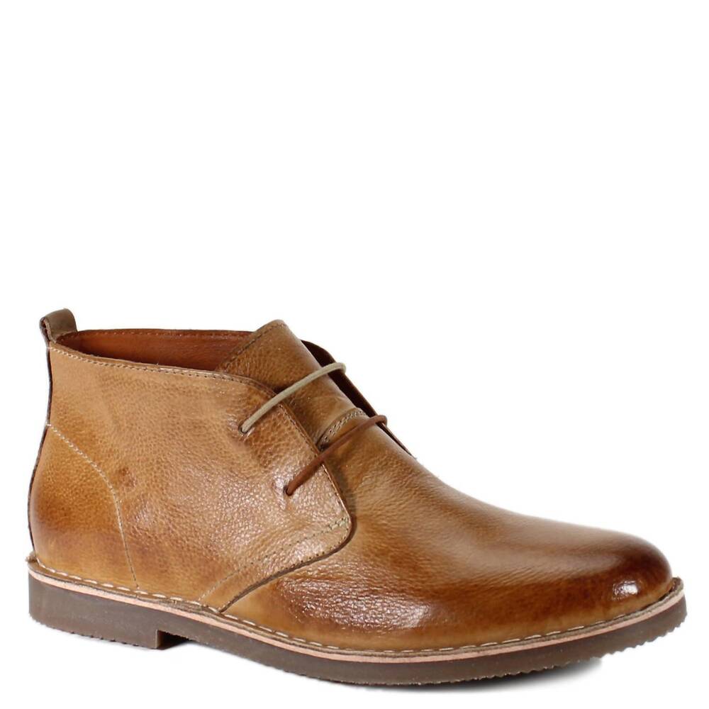 NEW DIBA TRUE men's corn stalk classic chukka boots in tan leather